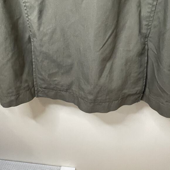 VTG LL Bean Khaki Fireside Field Jacket Barn Chore Coat Flannel Lined Women XL - Picture 9 of 16